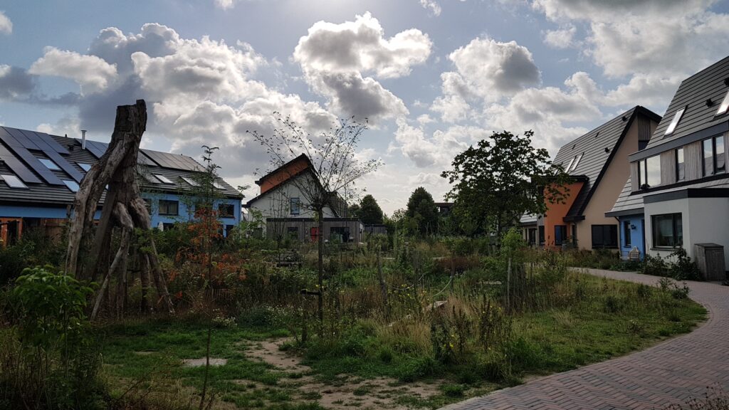 Landschapsontwerp door Hyco Verhaagen,
Ecowijk Mandora in Houten